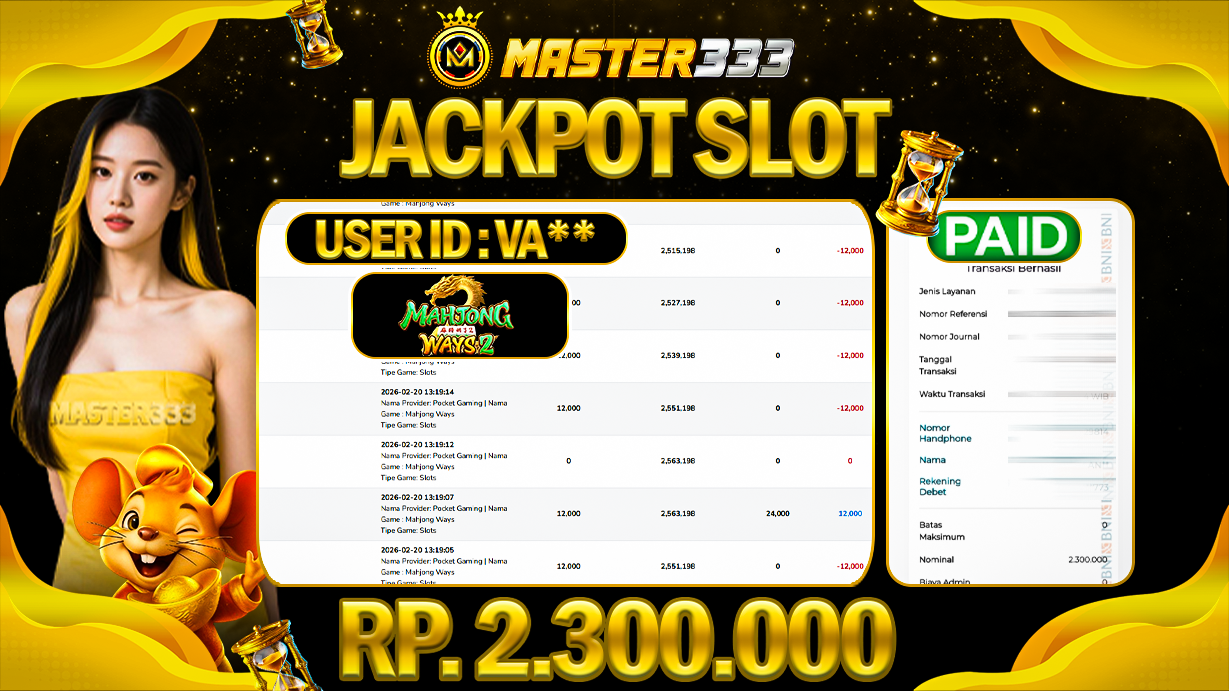 JACKPOT 2.300.000 JUTA DI POCKET GAMING SLOT GAMES MAHJONG WAYS 2 SAH LUNAS