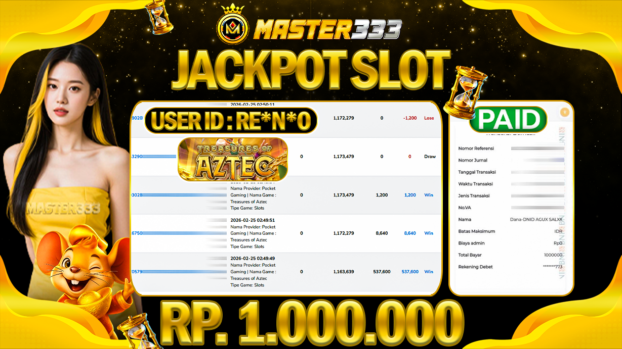 JACKPOT 1.000.000 JUTA DI PG SOFT SLOT GAMES TREASURES OF AZTEC SAH LUNAS