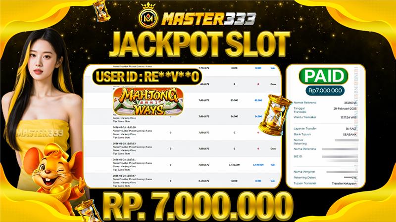 JACKPOT 7.000.000 JUTA DI PG SOFT SLOT MAHJONG WAYS 1 SAH LUNAS